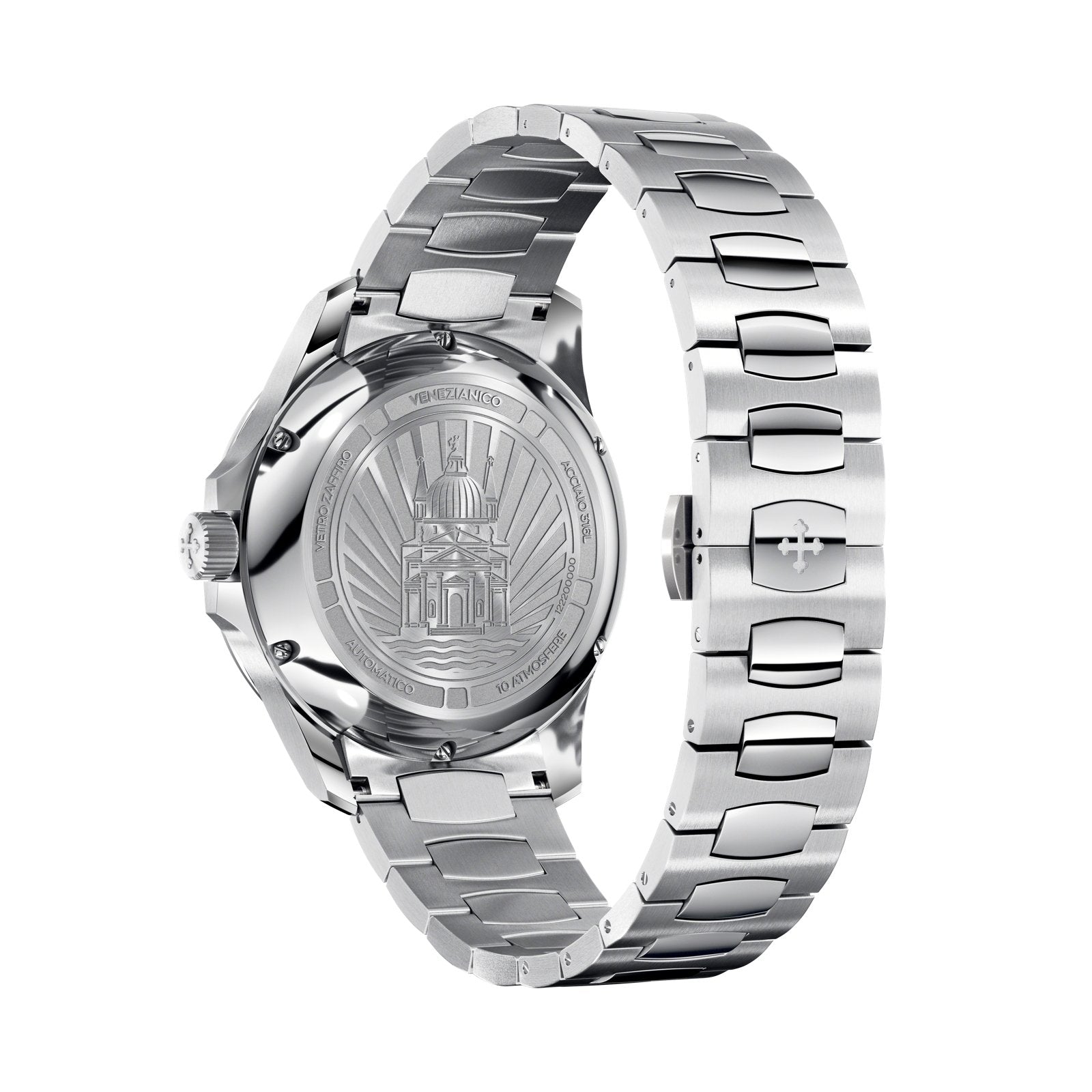 Venezianico Automatic Watch Redentore 40 Black Steel 1221504C - Watches & Crystals