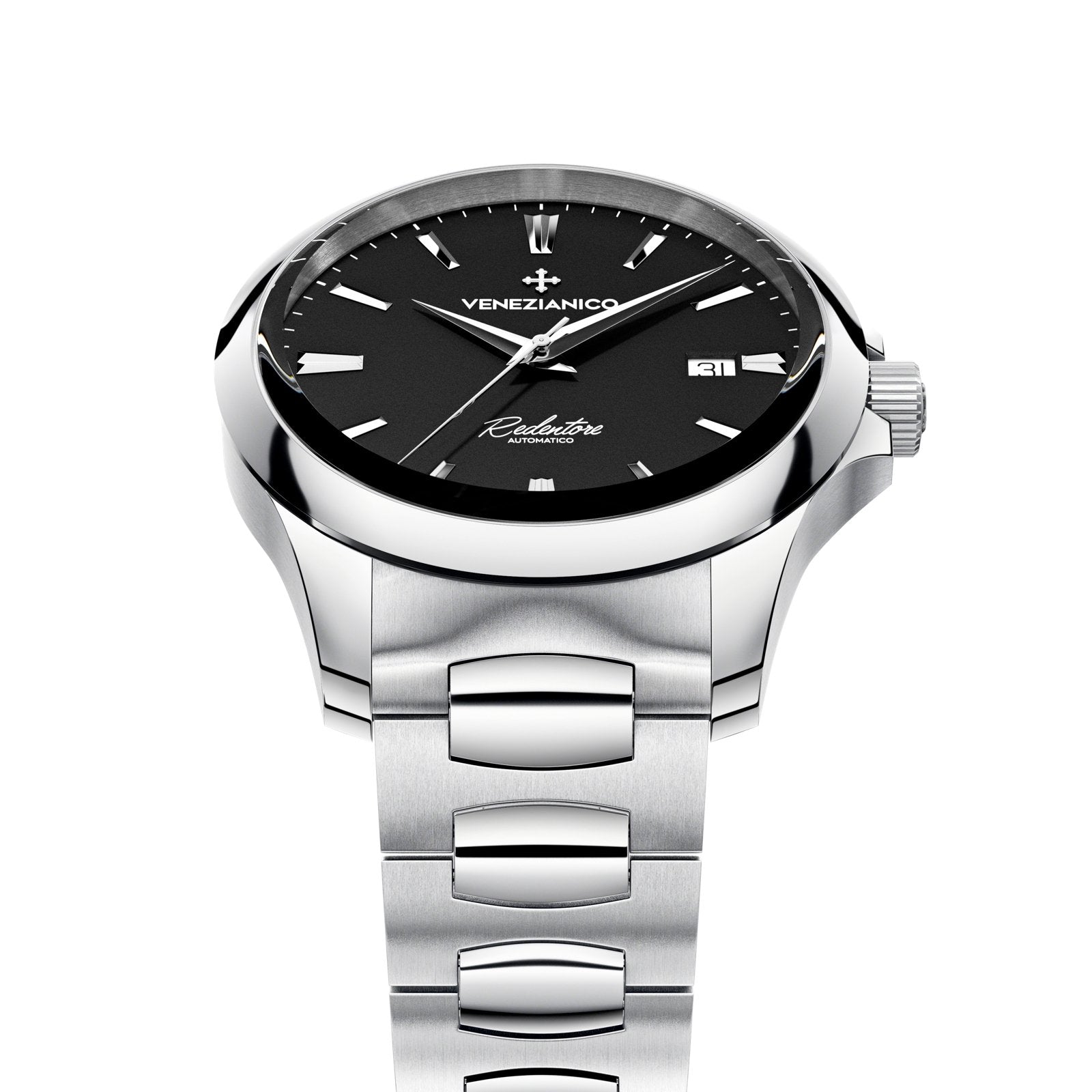 Venezianico Automatic Watch Redentore 40 Black Steel 1221504C-GR8 Sunglasses
