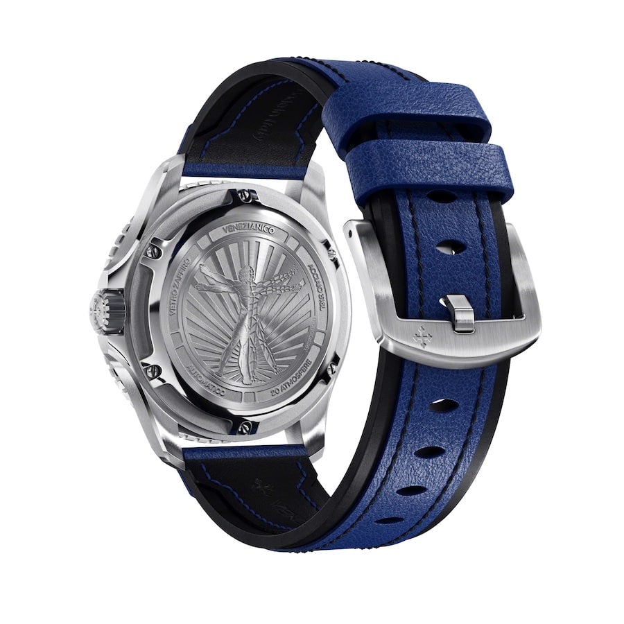 Venezianico Automatic Watch Nereide UltraLeggero Skeleton Blue 3921502-GR8 Sunglasses