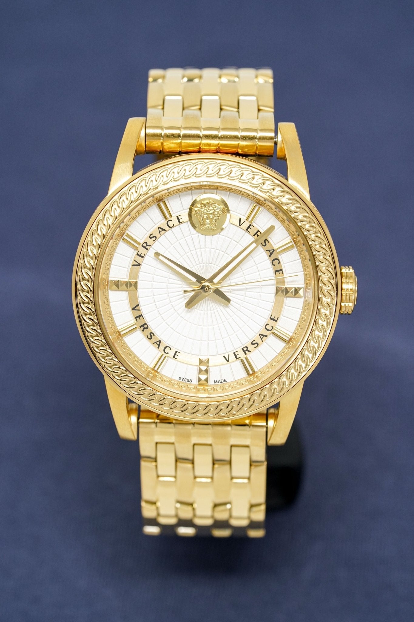 Versace Men's Watch Viamond Gold VEPO00420-GR8 Sunglasses