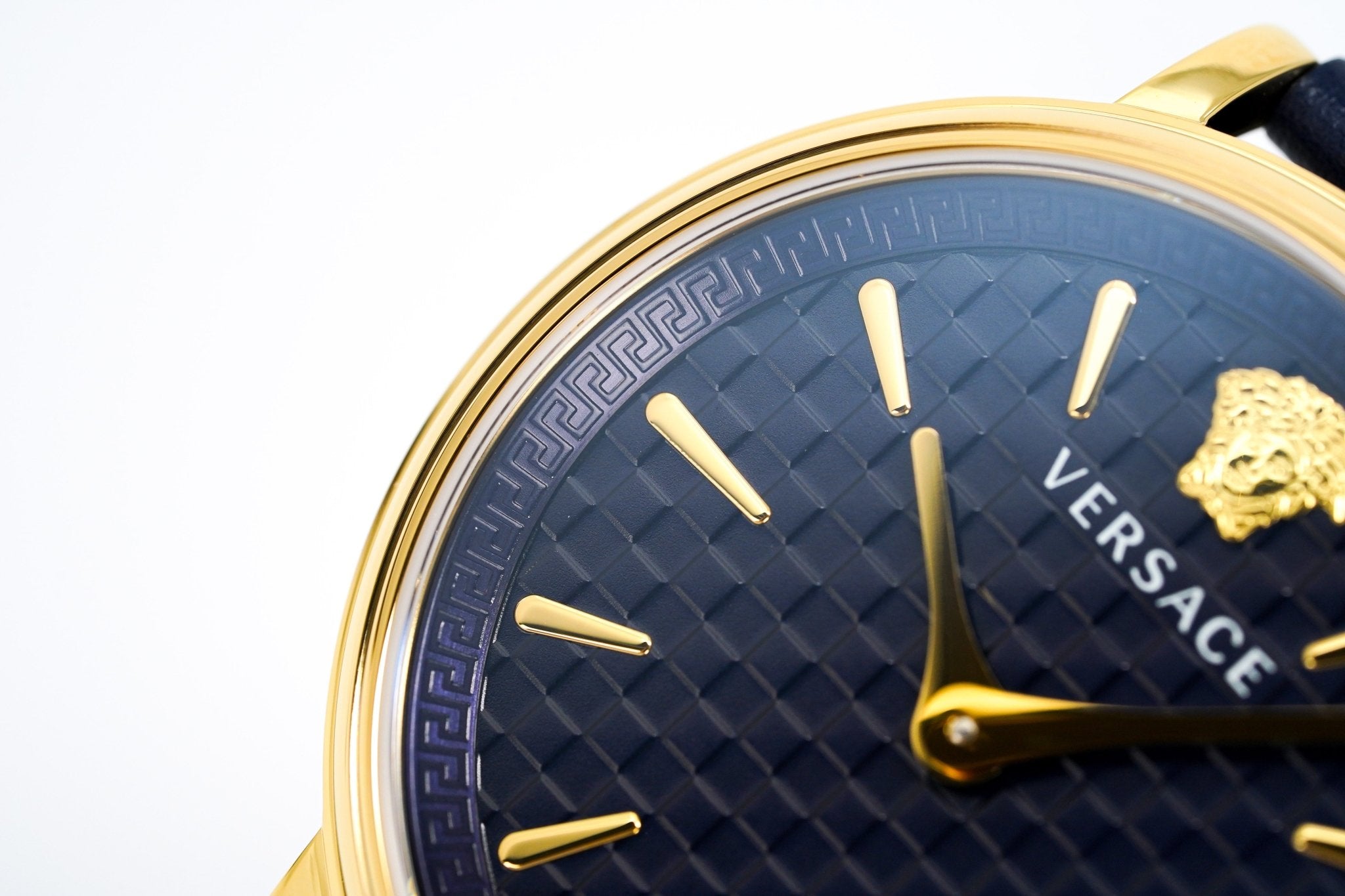 Versace V-Circle 38mm Blue Gold VE8104522-GR8 Sunglasses