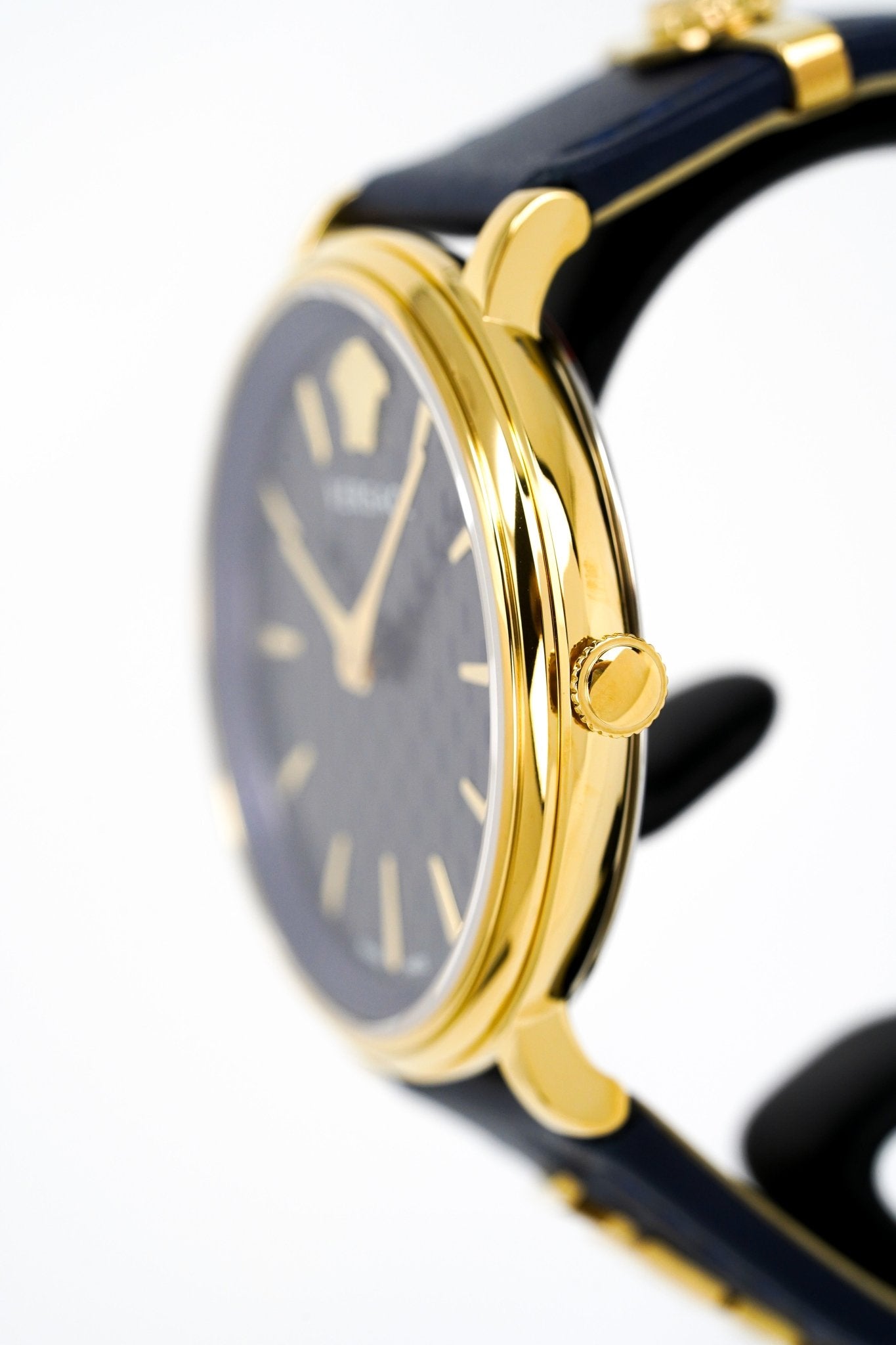 Versace V-Circle 38mm Blue Gold VE8104522-GR8 Sunglasses