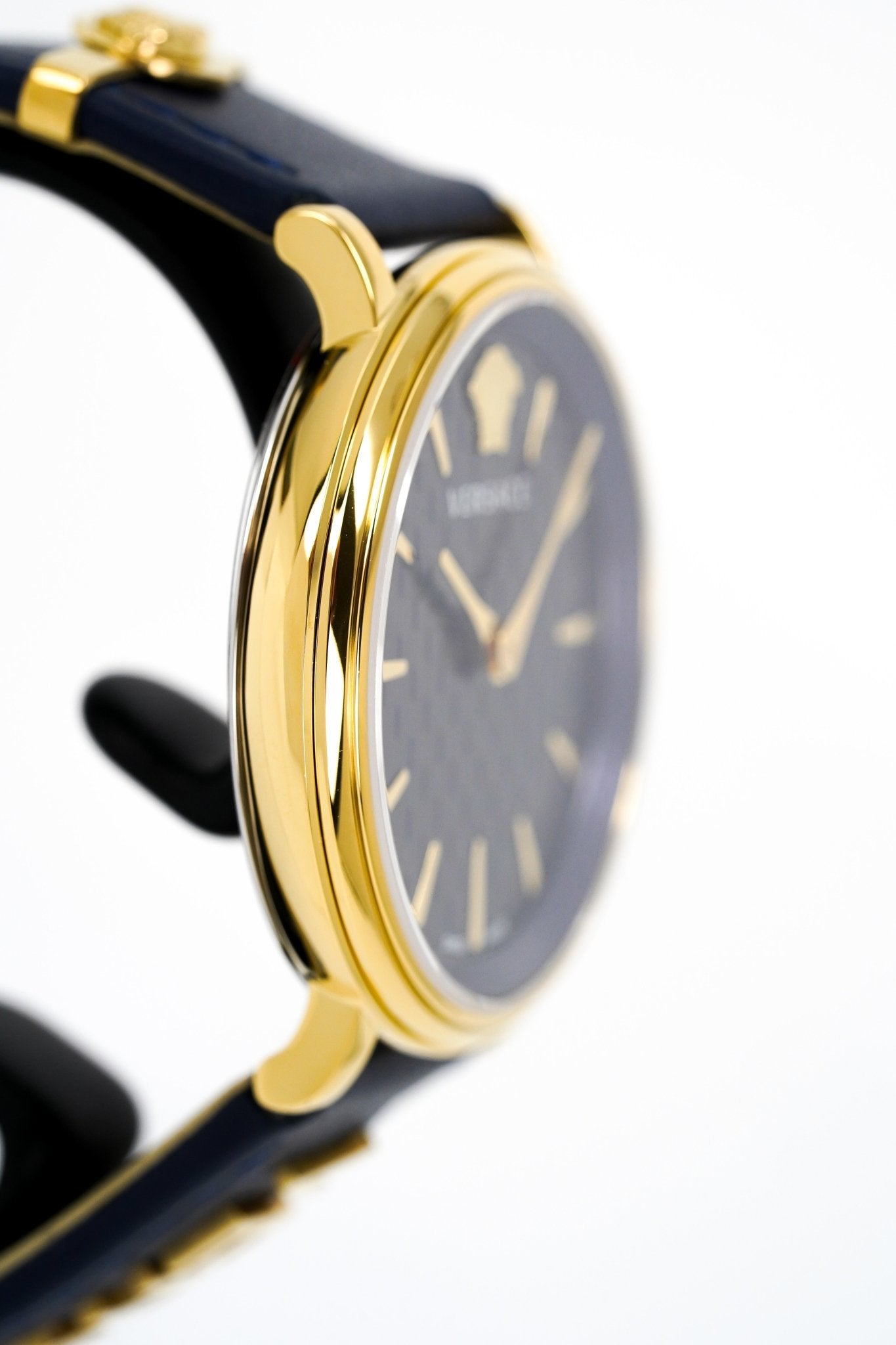 Versace V-Circle 38mm Blue Gold VE8104522-GR8 Sunglasses