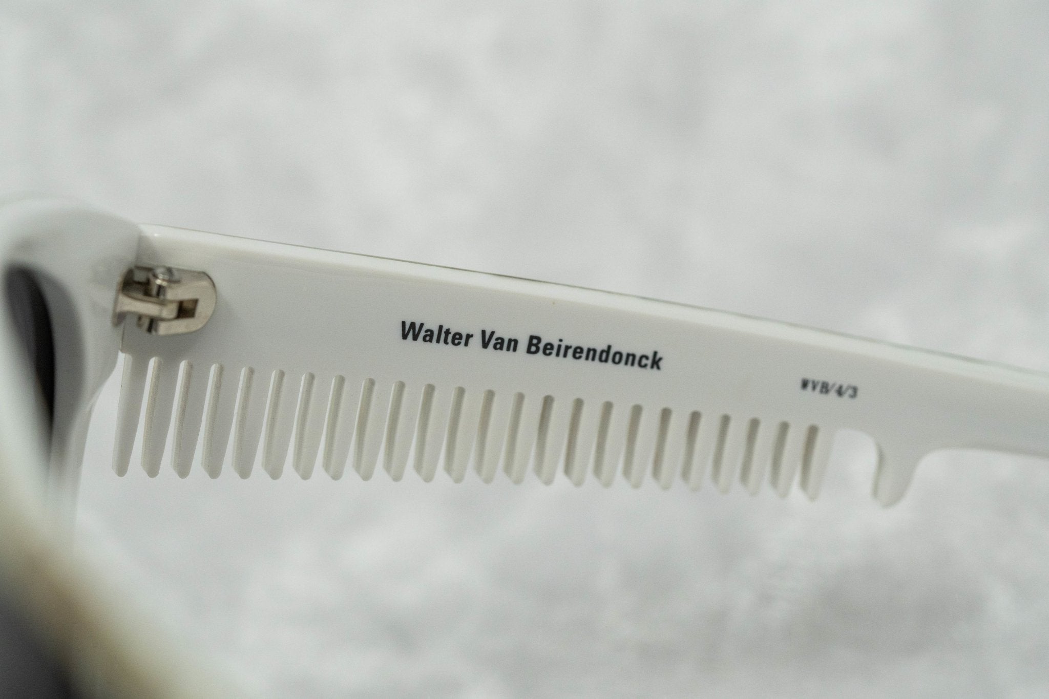 Walter Van Beirendonck Men's Sunglasses Grey WVB4C3SUN-GR8 Sunglasses