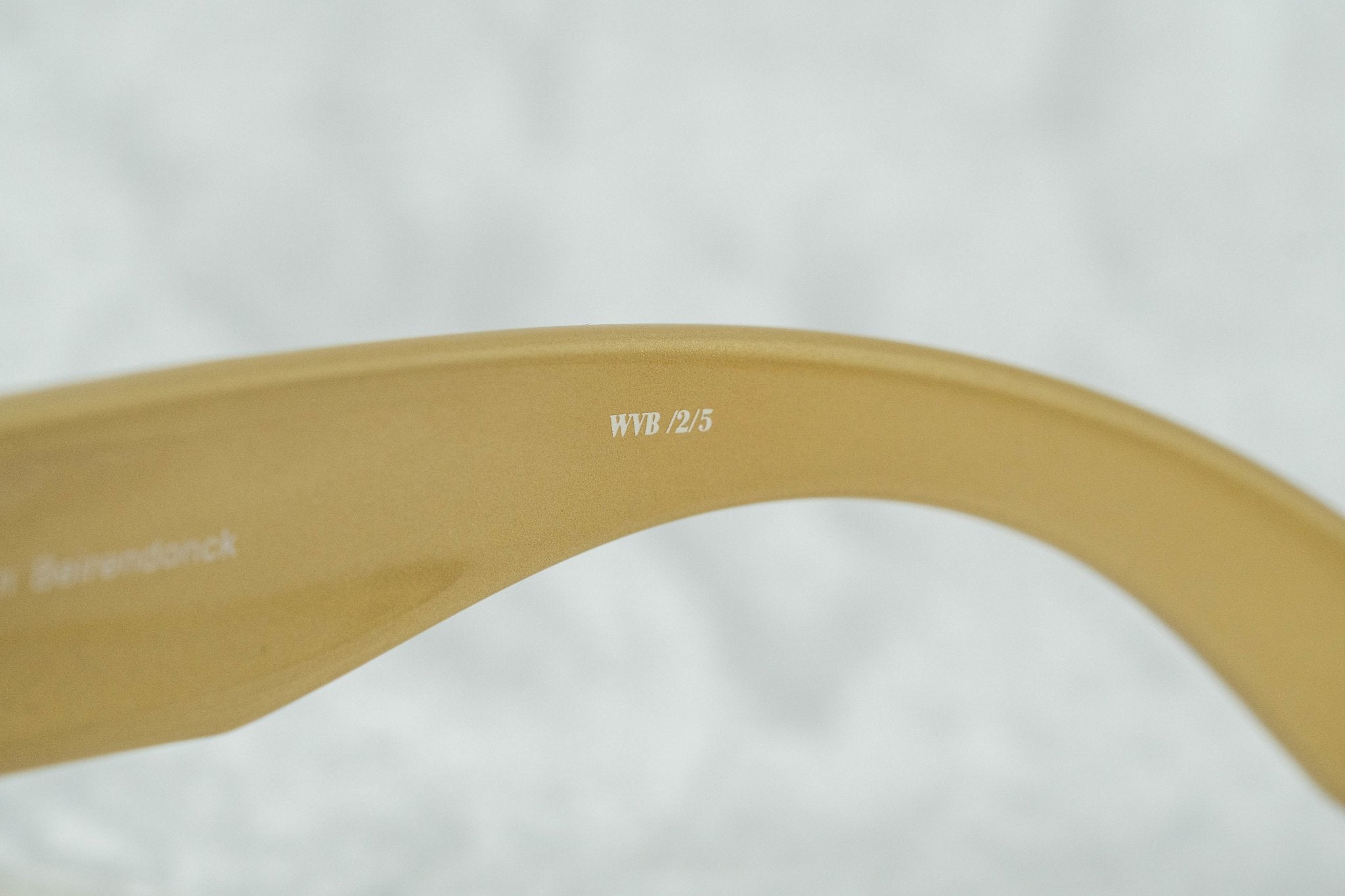 Walter Van Beirendonck Sunglasses Special Gold and Transparent WVB2C5SUN-GR8 Sunglasses