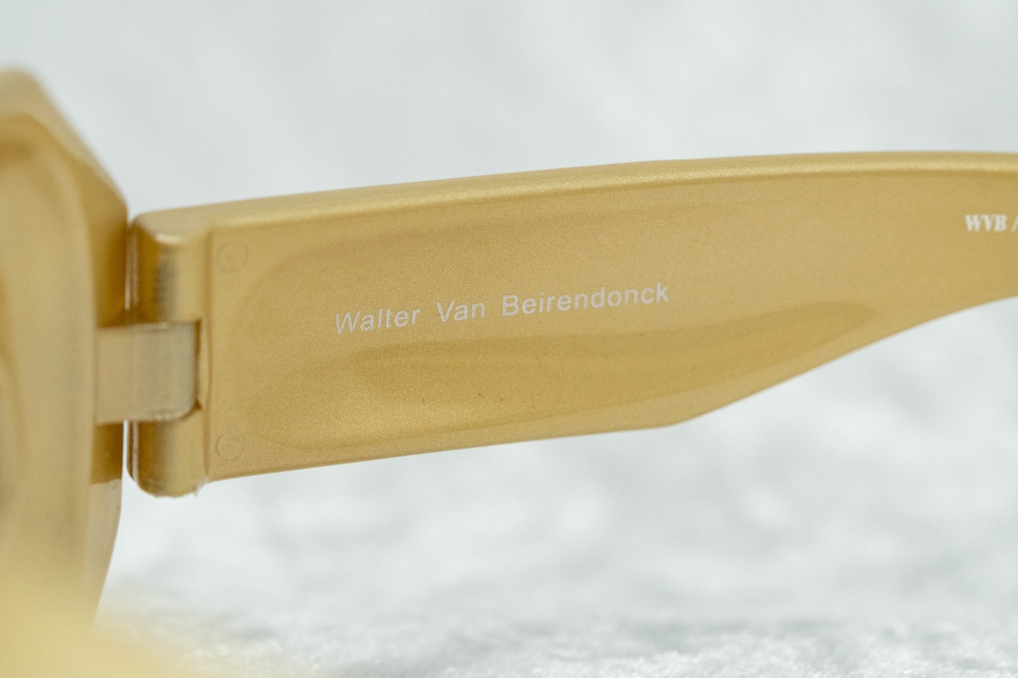 Walter Van Beirendonck Sunglasses Special Gold and Transparent WVB2C5SUN-GR8 Sunglasses