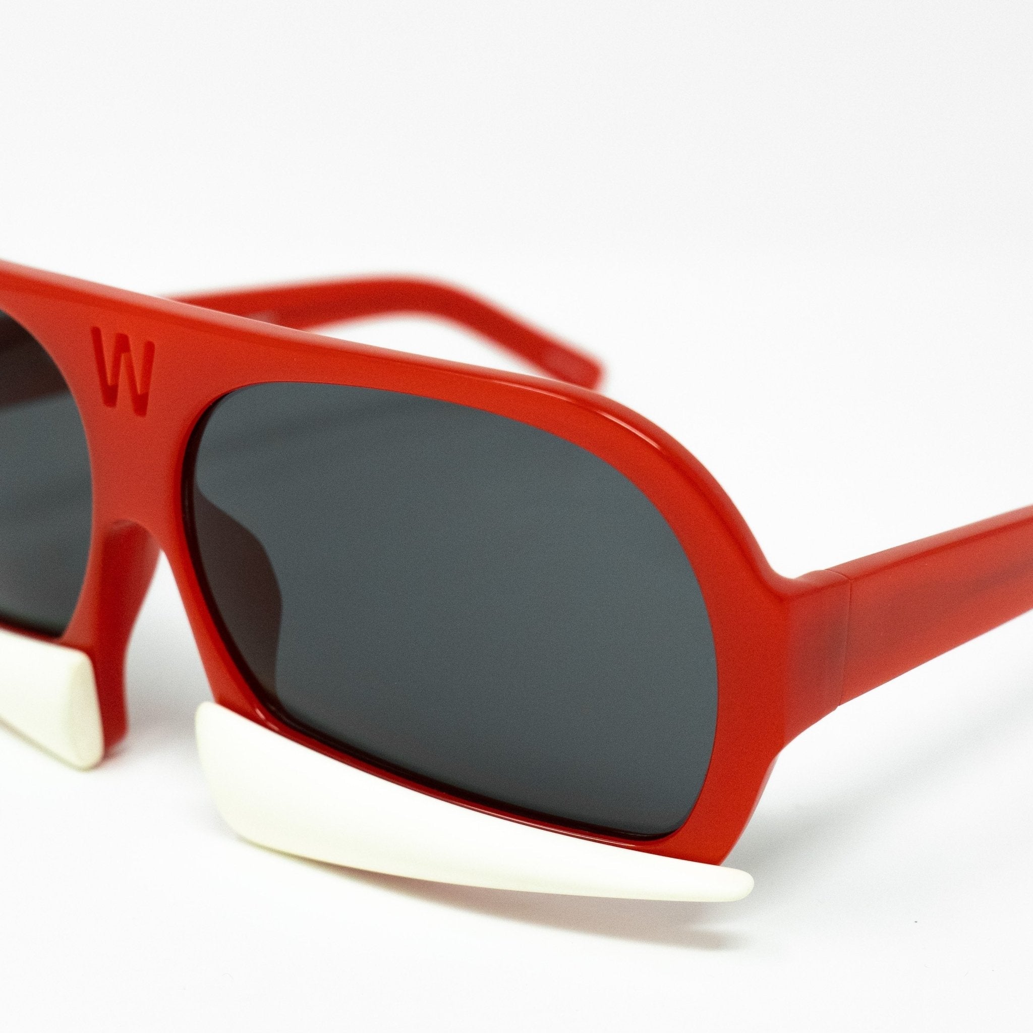 Walter Van Beirendonck Sunglasses Special Red and Grey-GR8 Sunglasses
