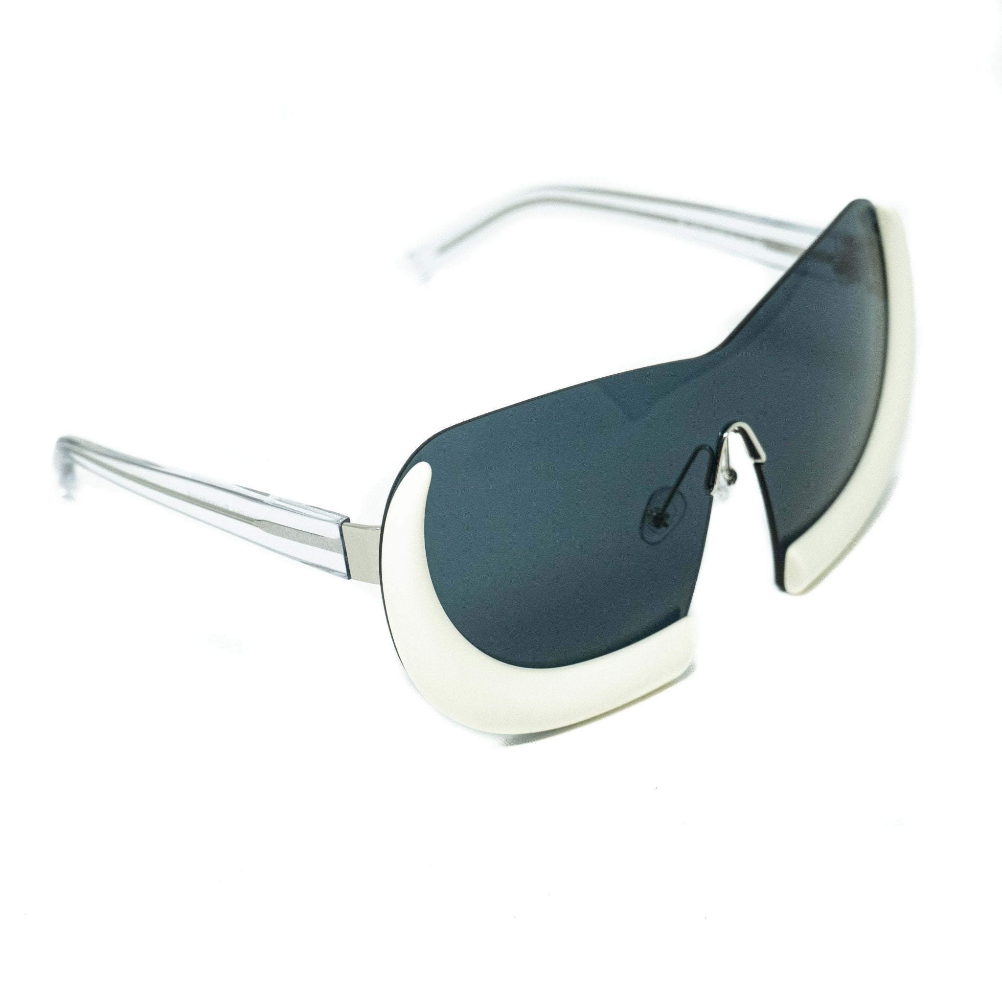 Walter Van Beirendonck Sunglasses Special Shield Clear and Grey WVB6C2SUN-GR8 Sunglasses