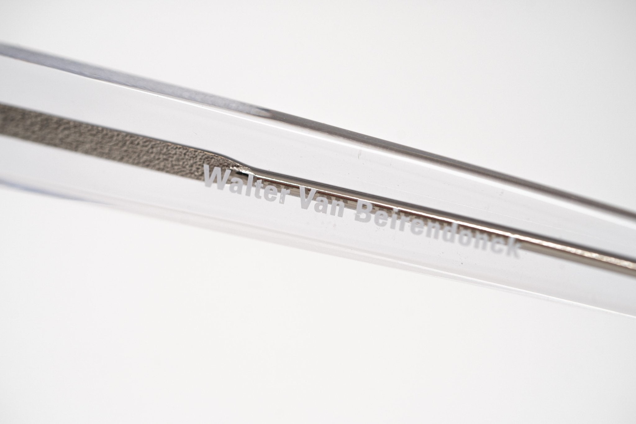 Walter Van Beirendonck Sunglasses Special Shield Clear and Grey WVB6C2SUN-GR8 Sunglasses