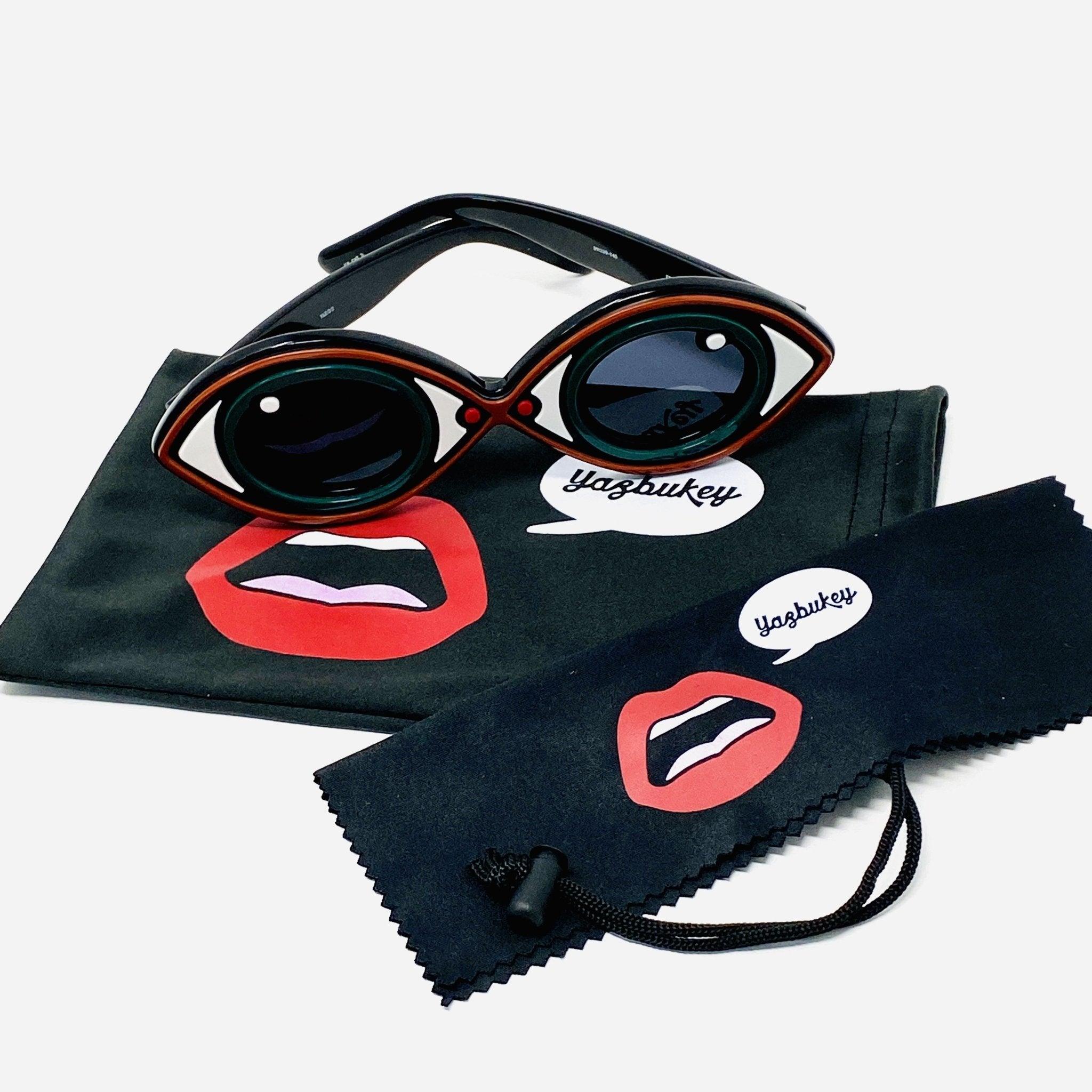 Yaz Bukey Ladies Sunglasses Eye Spy Green and Grey YAZ2C2SUN-GR8 Sunglasses