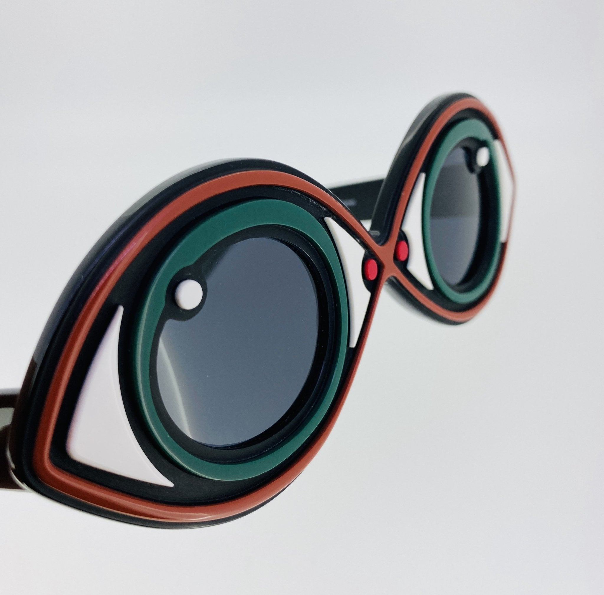 Yaz Bukey Ladies Sunglasses Eye Spy Green and Grey YAZ2C2SUN-GR8 Sunglasses