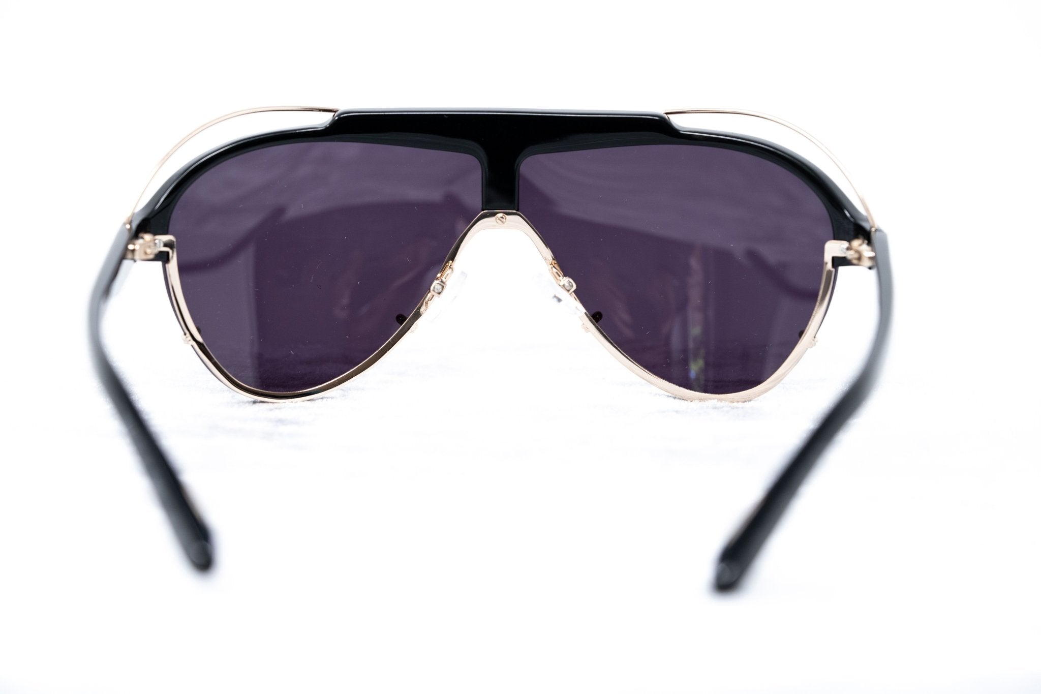Yohji Yamamoto Sunglasses Black and Purple YY11ASTRONAUTC1SUN-GR8 Sunglasses