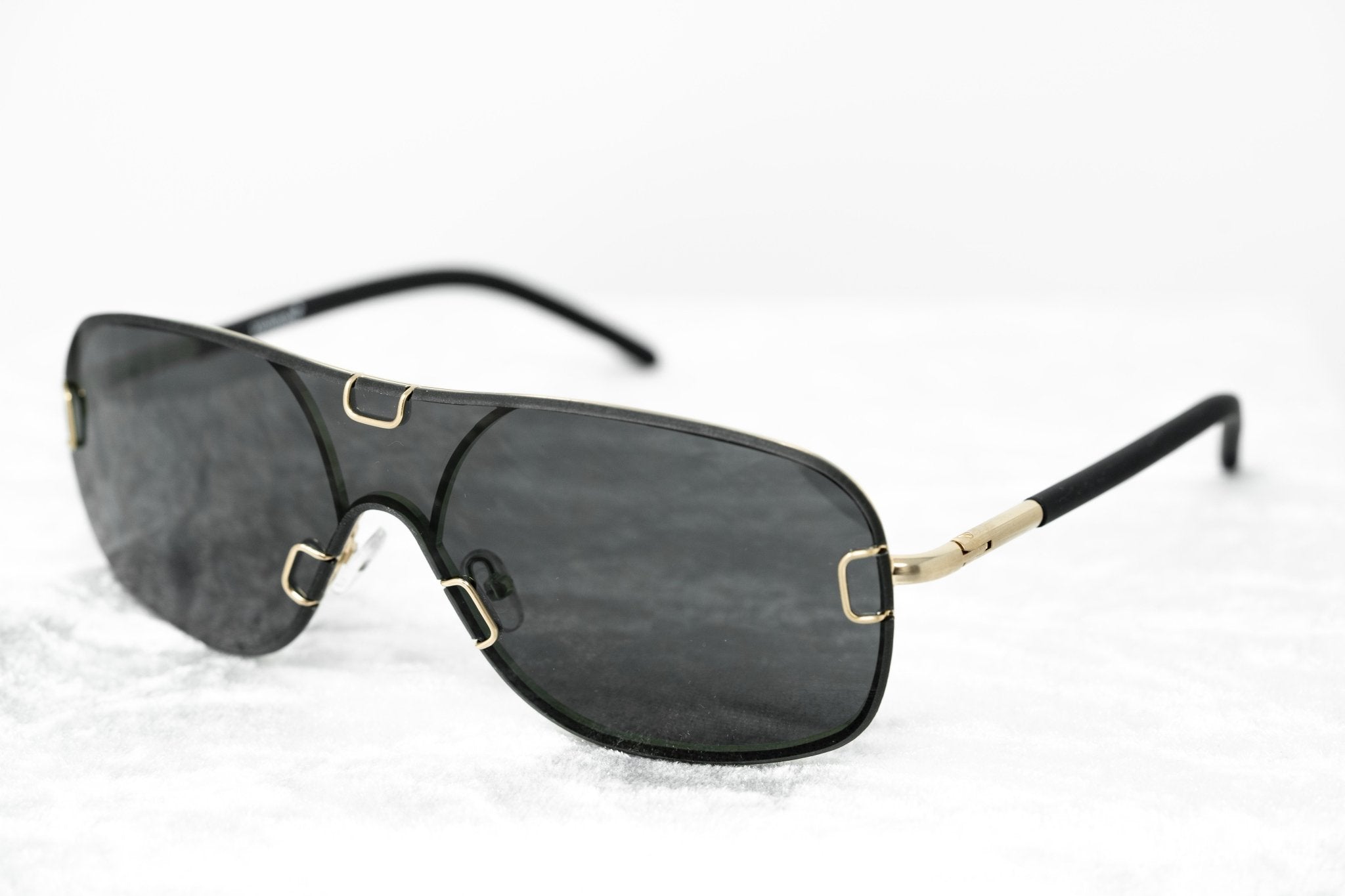 Yohji Yamamoto Sunglasses Gold and Grey YY10ROCKERC2SUN-GR8 Sunglasses
