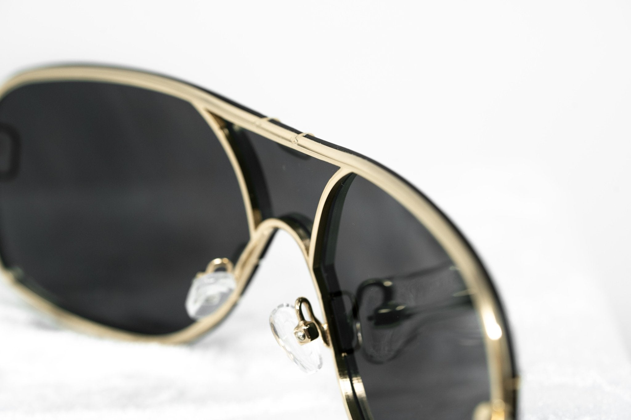 Yohji Yamamoto Sunglasses Gold and Grey YY10ROCKERC2SUN-GR8 Sunglasses