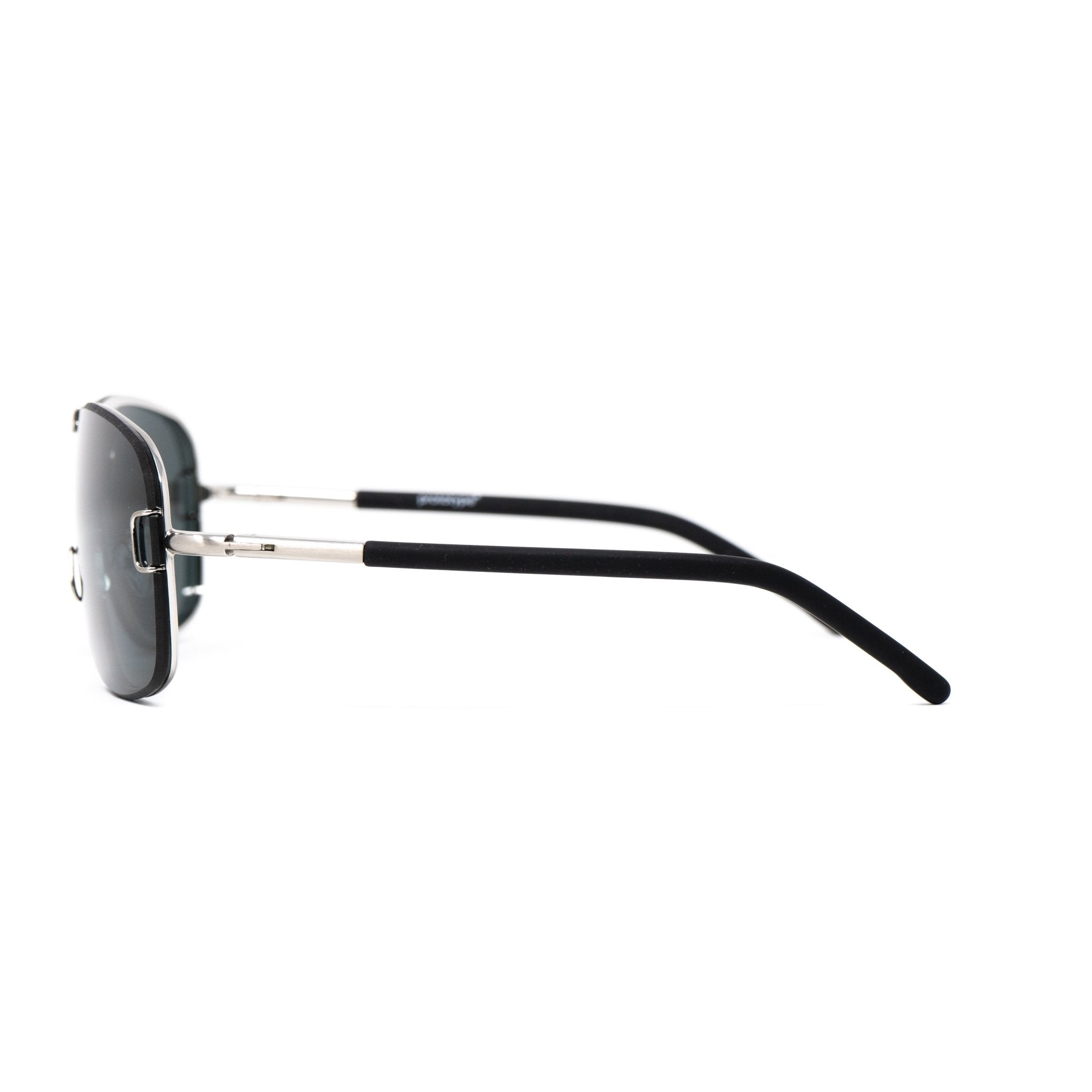 Yohji Yamamoto Unisex Sunglasses Brushed Silver and Grey Lenses Category 4 - YY10ROCKERC1SUN - Watches & Crystals