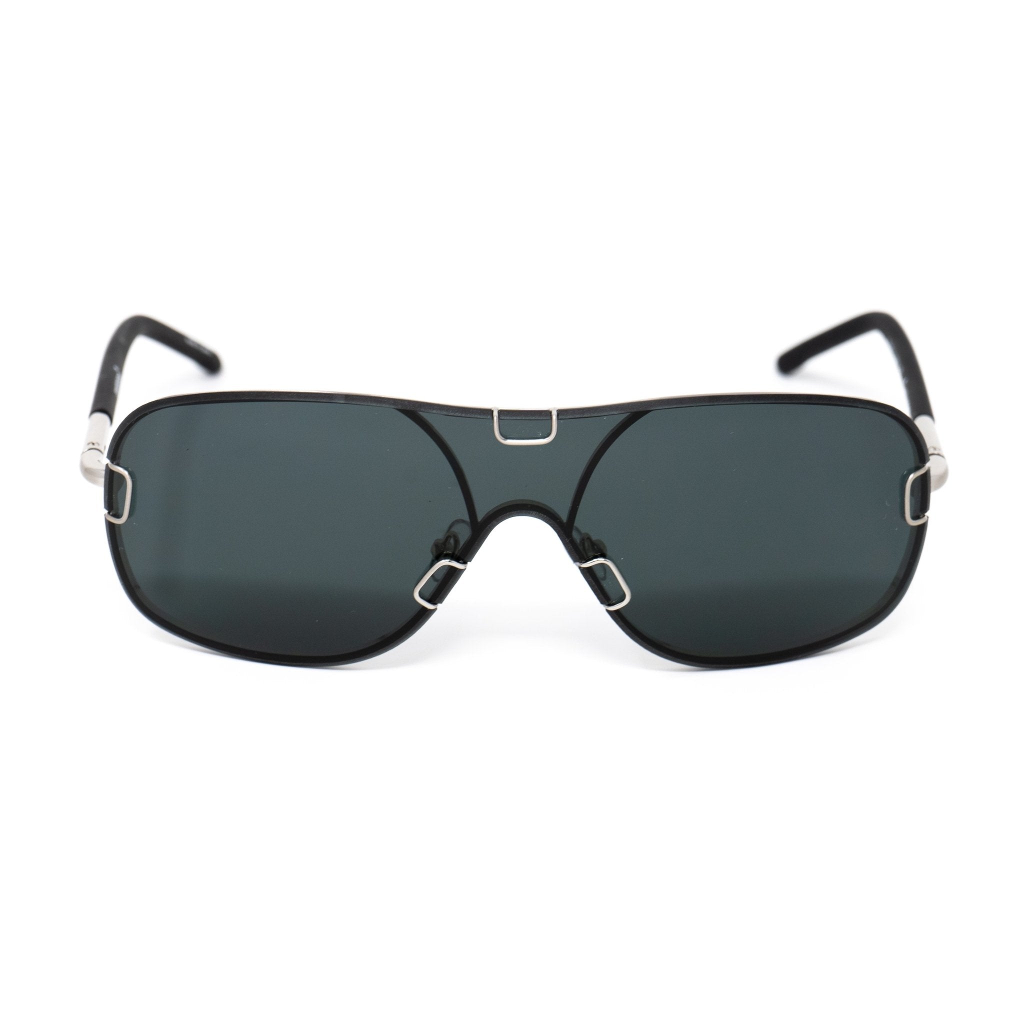 Yohji Yamamoto Sunglasses Silver and Grey YY10ROCKERC1SUN-GR8 Sunglasses