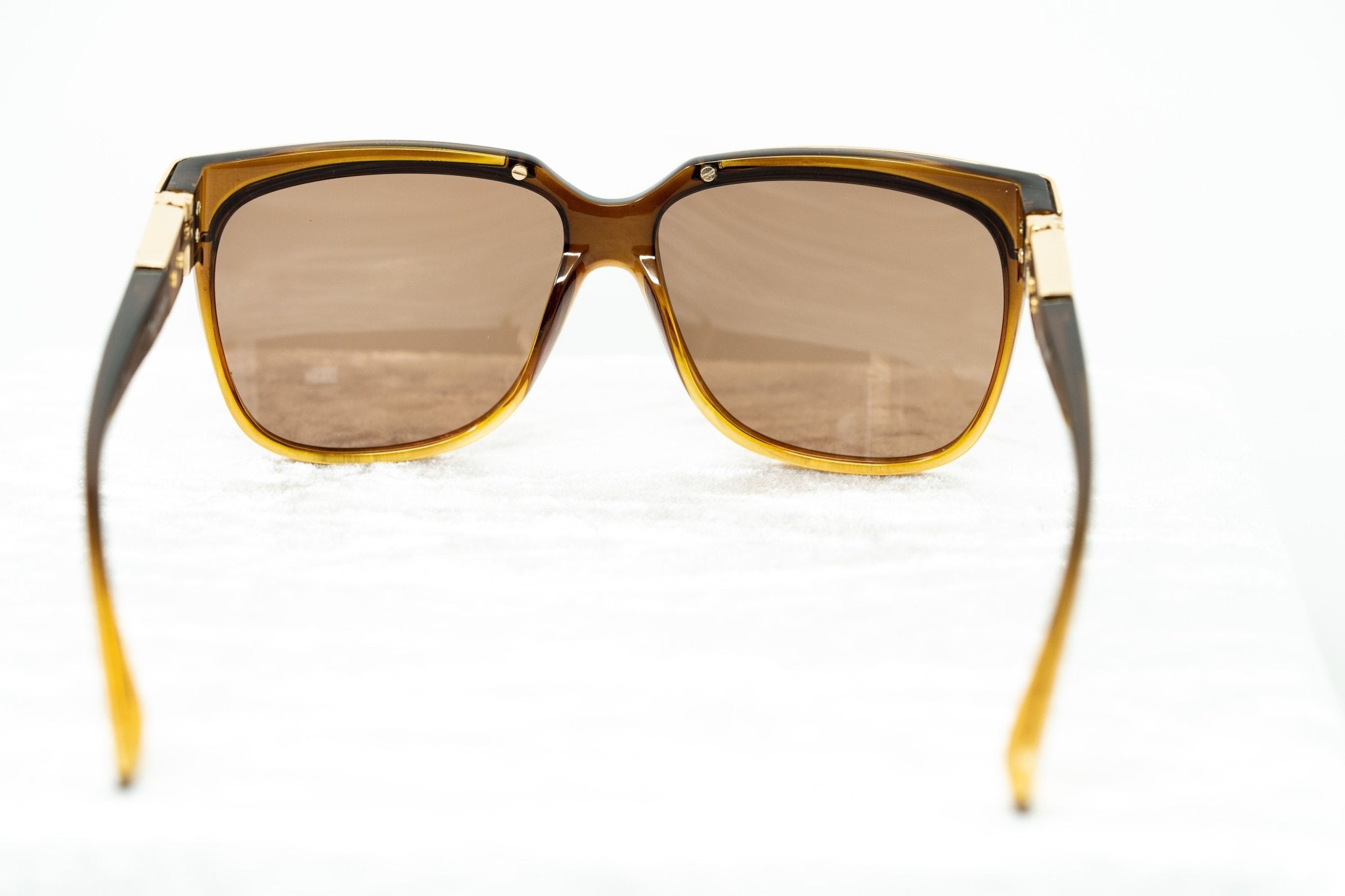 Yohji Yamamoto Sunglasses Rectangular Brown and Bronze-GR8 Sunglasses