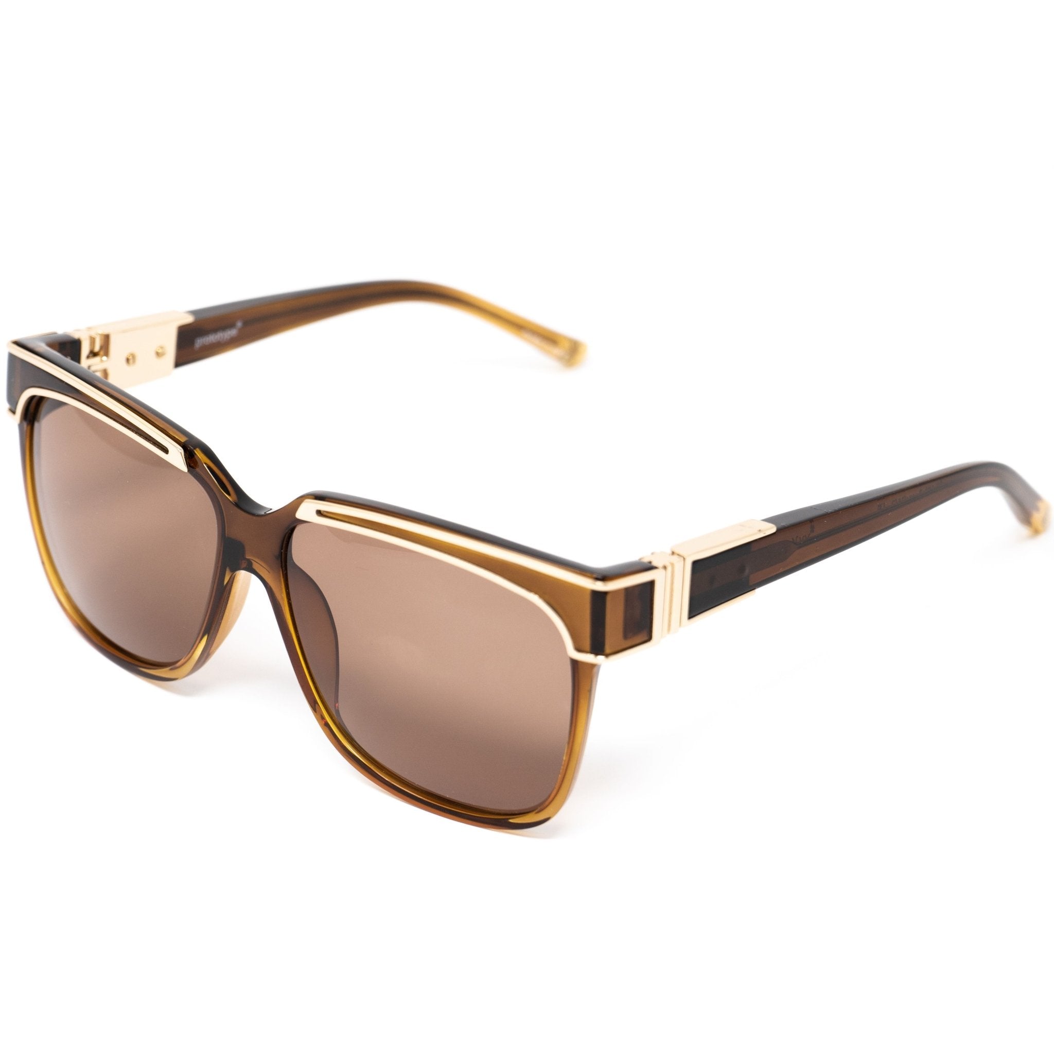 Yohji Yamamoto Sunglasses Rectangular Brown and Bronze-GR8 Sunglasses