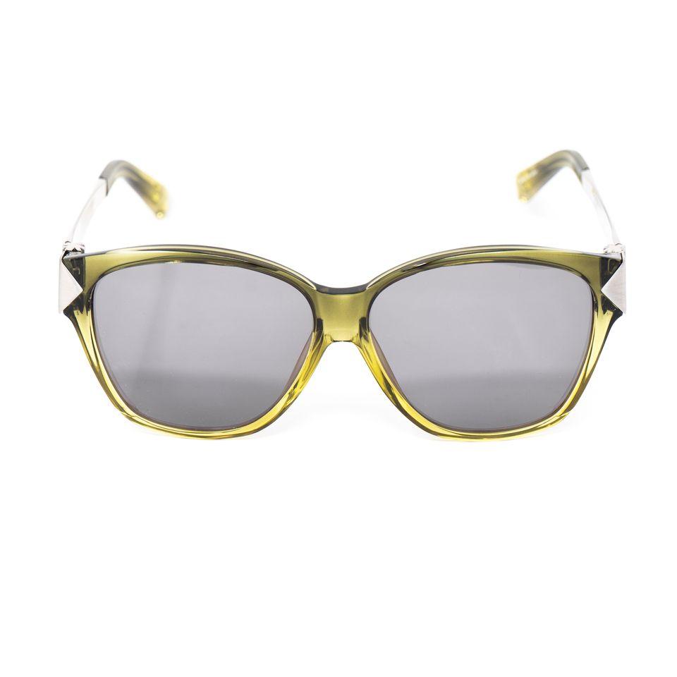 Yohji Yamamoto Sunglasses Rectangular Green and Grey-GR8 Sunglasses