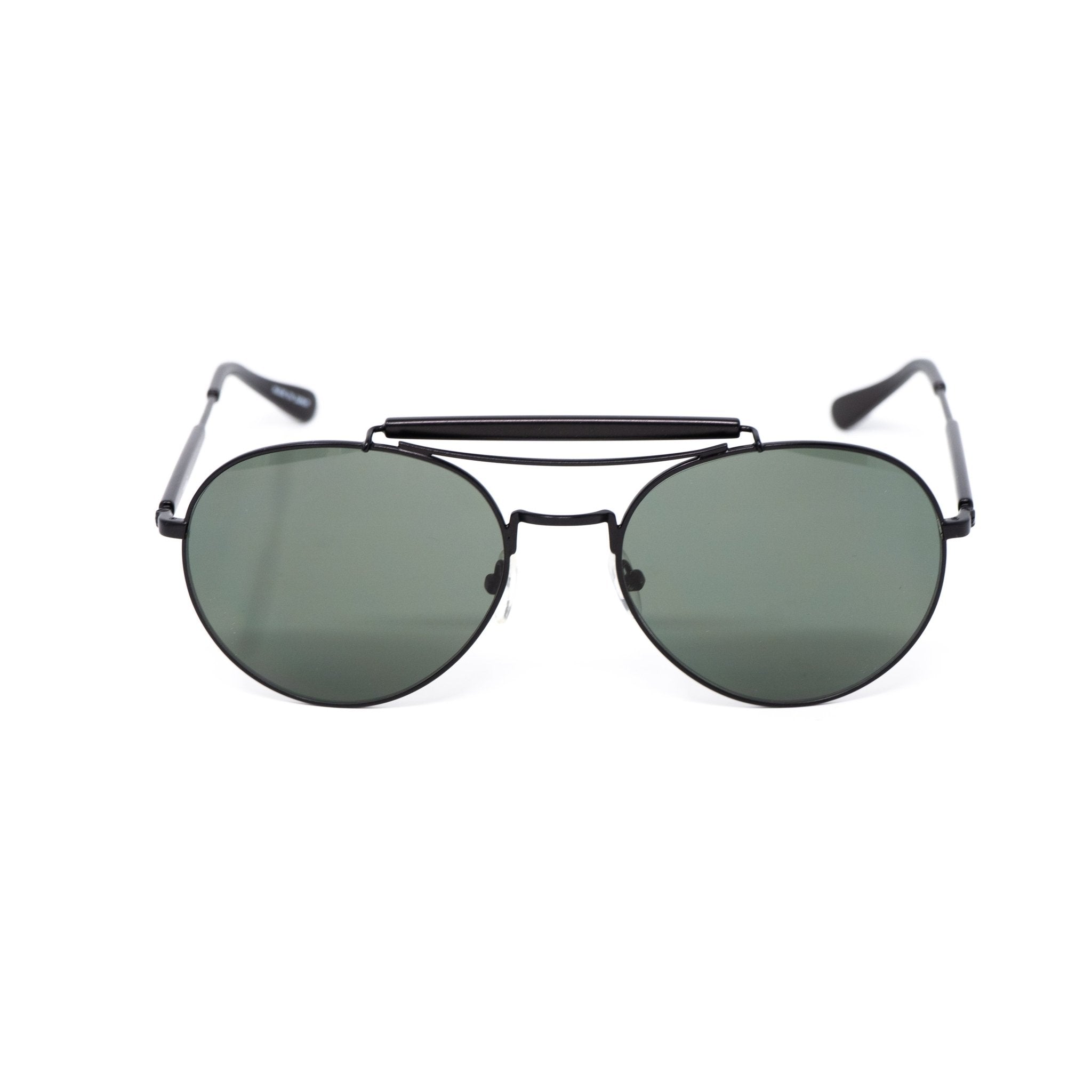 Yohji Yamamoto Sunglasses Round Black and Grey YY12RIDERC3SUN-GR8 Sunglasses