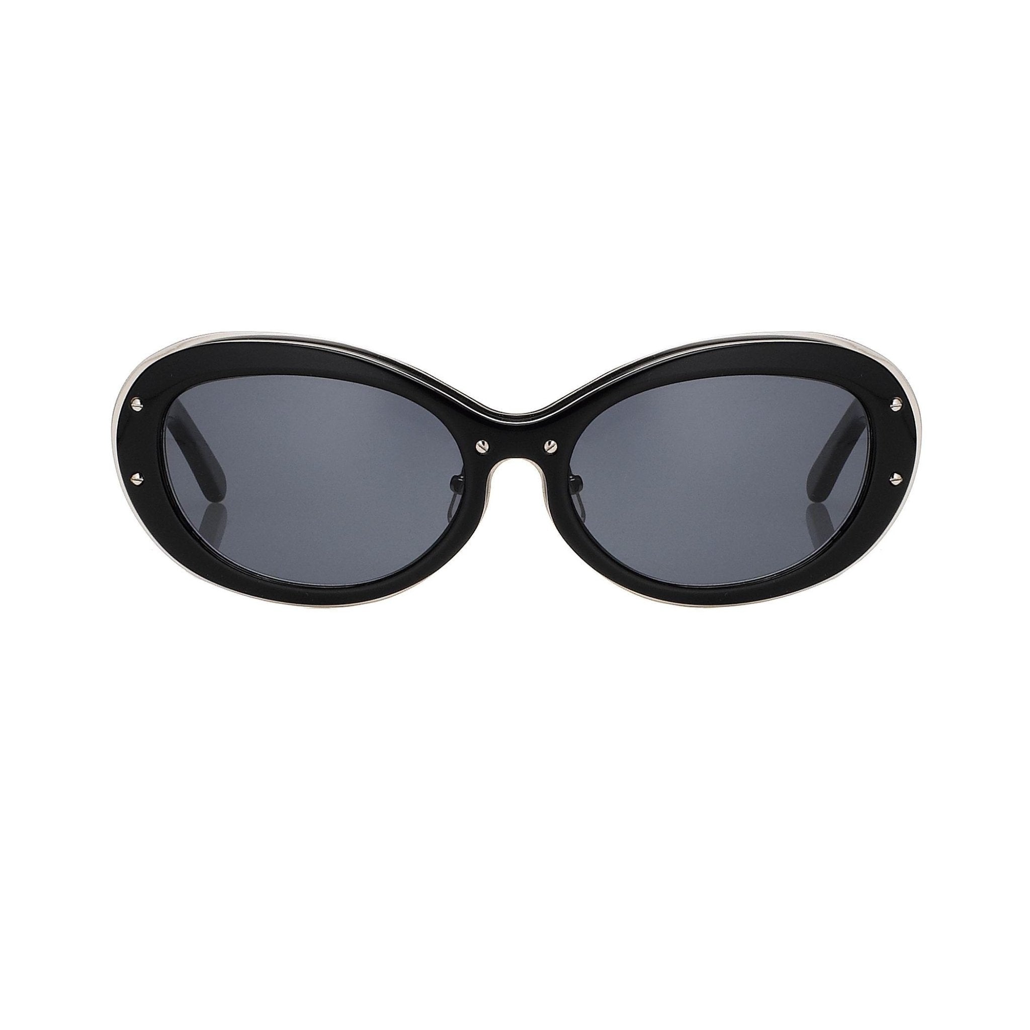 Yohji Yamamoto Ladies Sunglasses Cat Eye Black and Grey-GR8 Sunglasses