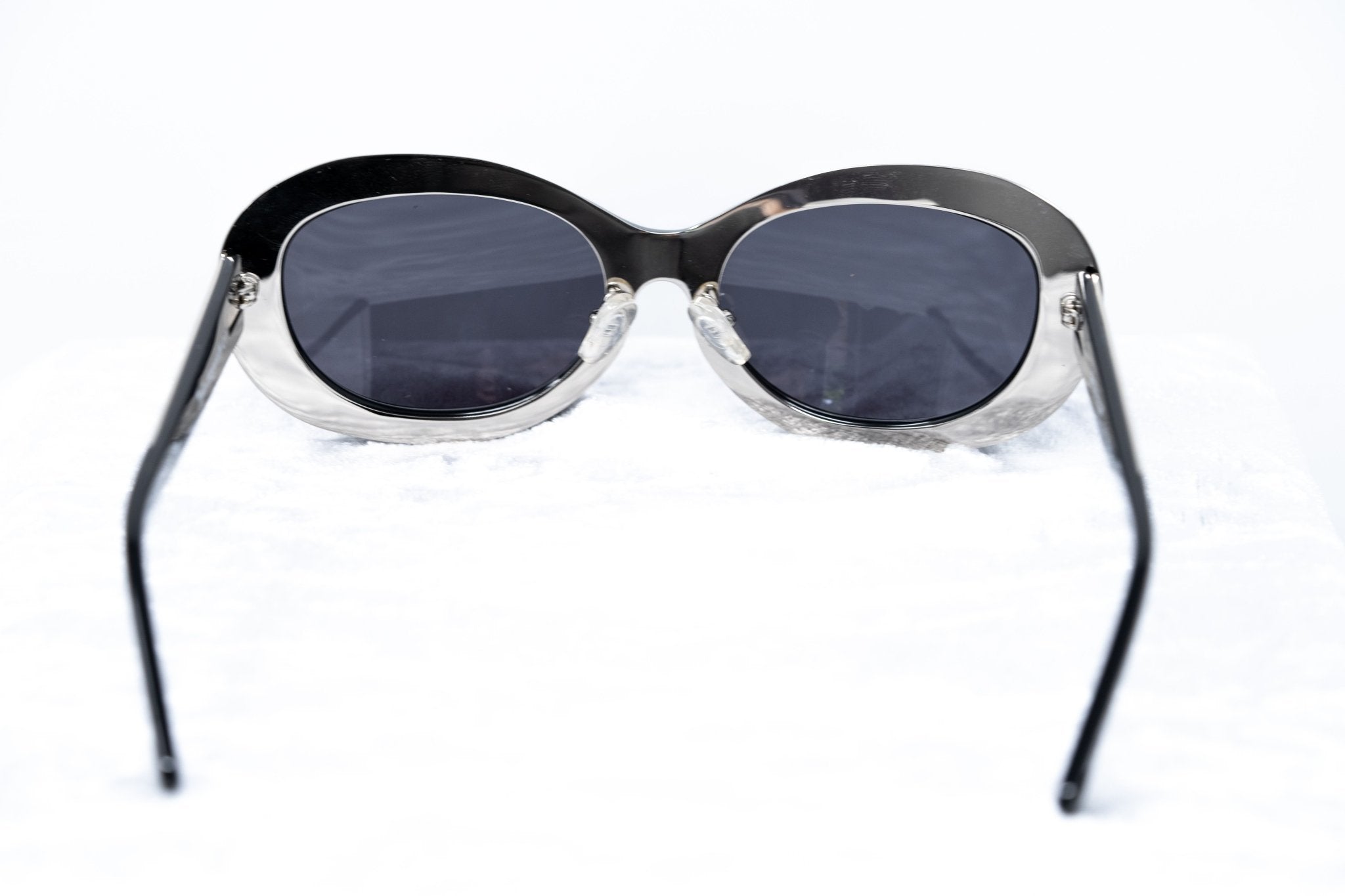 Yohji Yamamoto Ladies Sunglasses Cat Eye Black and Grey-GR8 Sunglasses