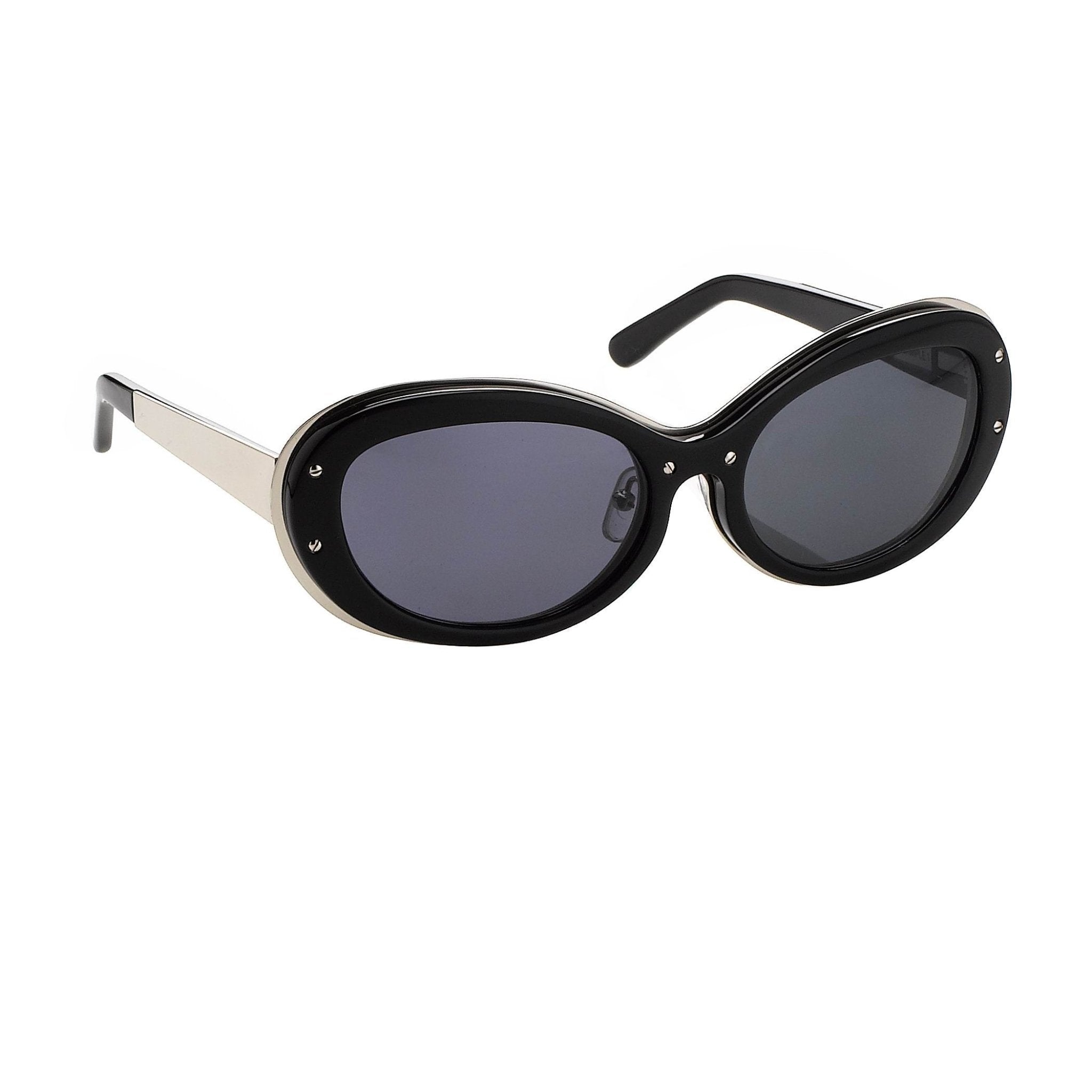 Yohji Yamamoto Ladies Sunglasses Cat Eye Black and Grey-GR8 Sunglasses