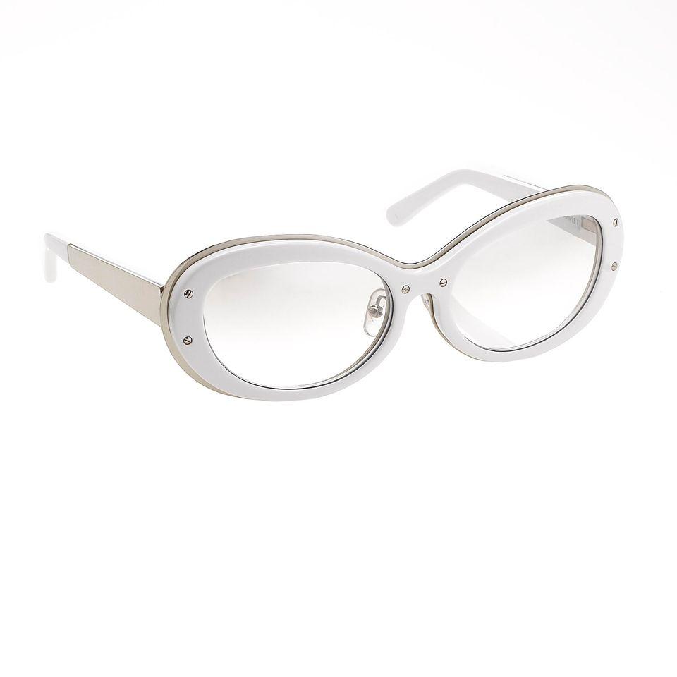 Yohji Yamamoto Sunglasses Cat Eye White and Clear-GR8 Sunglasses