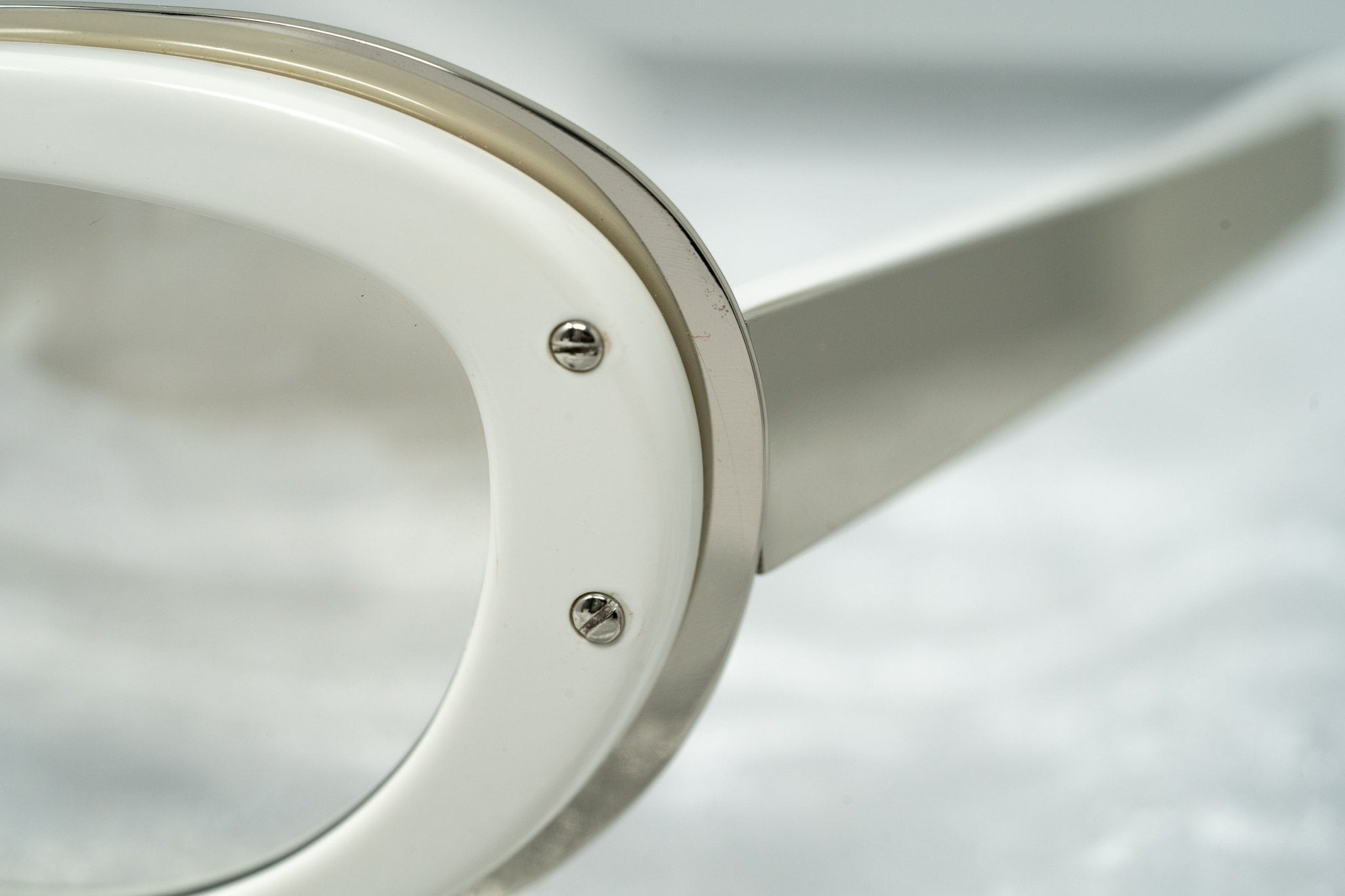 Yohji Yamamoto Sunglasses Cat Eye White and Clear-GR8 Sunglasses