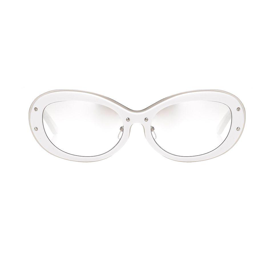 Yohji Yamamoto Sunglasses Cat Eye White and Clear-GR8 Sunglasses